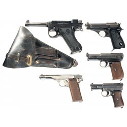 Five European Semi-Automatic Pistols