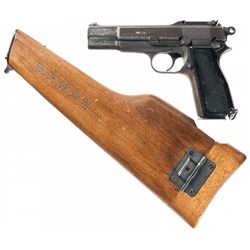 Inglis Mark I* High Power Pistol with Shoulder Stock