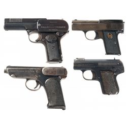 Four European Semi-Automatic Pistols