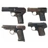 Image 1 : Four European Semi-Automatic Pistols