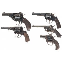 Five Double Action Revolvers
