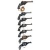 Image 2 : Seven Webley Double Action Revolvers