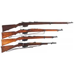 Collector's Lot of Four Steyr Bolt Action Rifles
