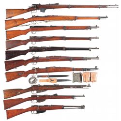 Ten Military Bolt Action Rifles