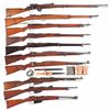 Image 1 : Ten Military Bolt Action Rifles