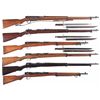 Image 1 : Six Japanese Bolt Action Military Rifles
