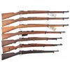Image 1 : Seven Military Bolt Action Rifles