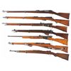 Image 2 : Seven Bolt Action Military Rifles