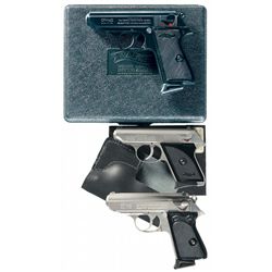 Three Walther Semi-Automatic Pistols