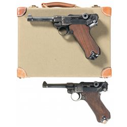 Collector's Lot of Two Mauser Luger Semi-Automatic Pistols