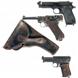 Three Semi-Automatic Pistols