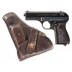 Excellent Nazi Proofed Czech Model CZ 1927 Semi-Automatic Pistol with Holster