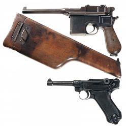 Collector's Lot of Two German Semi-Automatic Pistols