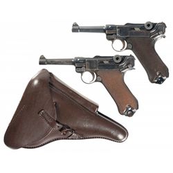 Collector's Lot of Two DWM Luger Pistols