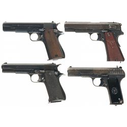 Four Semi-Automatic Pistols
