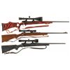 Image 1 : Three Scoped Bolt Action Rifles