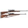 Image 1 : Two Pre-64 Winchester Bolt Action Rifles with Scopes