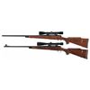 Image 2 : Two Scoped Remington Bolt Action Rifles