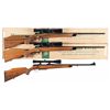Image 1 : Three Scoped Bolt Action Rifles