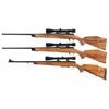 Image 2 : Three Scoped Bolt Action Rifles