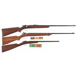 Collector's Lot of Three Winchester Bolt Action Long Guns