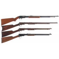 Collector's Lot of Four Winchester Slide Action Rifles