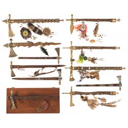 Collection of Ornate Tomahawks