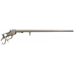 Winchester Model 1885 Thick Side Flat Spring Conversion to Draw Bolt High Wall Barreled Action