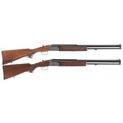 Two Angelo Combinato Rifle/Shotgun Combination Guns