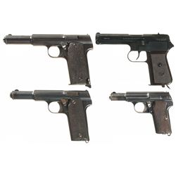 Four European Semi-Automatic Pistols