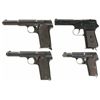 Image 1 : Four European Semi-Automatic Pistols