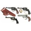 Image 1 : Three Double Action Revolvers and One Flare Gun