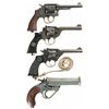 Image 2 : Three Double Action Revolvers and One Flare Gun