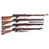 Image 1 : Four Enfield Rifles