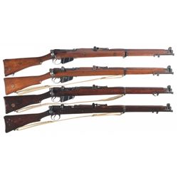 Four Bolt Action Long Guns