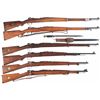 Image 1 : Six Bolt Action Military Rifles
