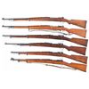 Image 2 : Six Bolt Action Military Rifles