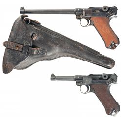 Two Luger Semi-Automatic Pistols