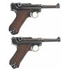 Image 2 : Two Luger Semi-Automatic Pistols