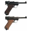 Image 2 : Two Luger Semi-Automatic Pistols