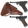 Image 1 : Two Luger Semi-Automatic Pistols