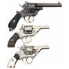 Image 2 : Three European Double Action Revolvers