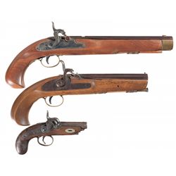 Three Percussion Pistols