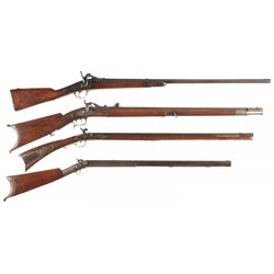 Four Antique Long Guns