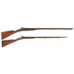 Two Side by Side Percussion Shotguns