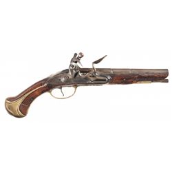 Brass Mounted Flintlock Pistol