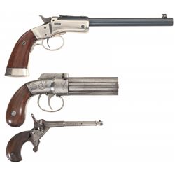 Three Antique Handguns