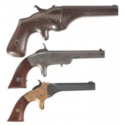 Three Antique Handguns