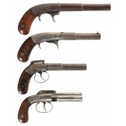 Four Percussion Handguns