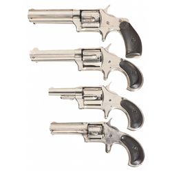 Collector's Lot of Four Antique Remington Revolvers